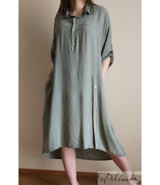 Nauja vasarinė suknelė - tunika su kišenėmis